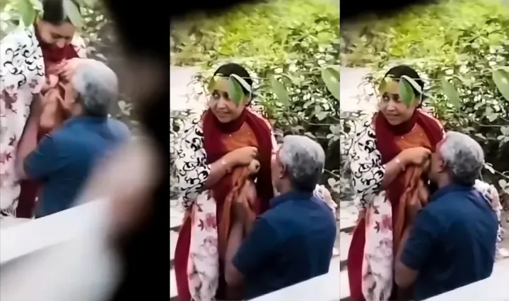 Mallu Old Man Sucking Aunty Boobs Hidden Recording
