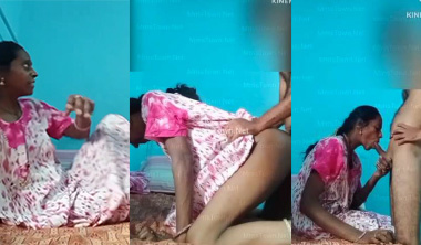 Skinny Tamil Aunty Sucking Dick Fucking MMS